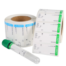 Adhesive Customized Medical Vial Label For Surgical Collecting Or Testing Blood Test Tube Labels